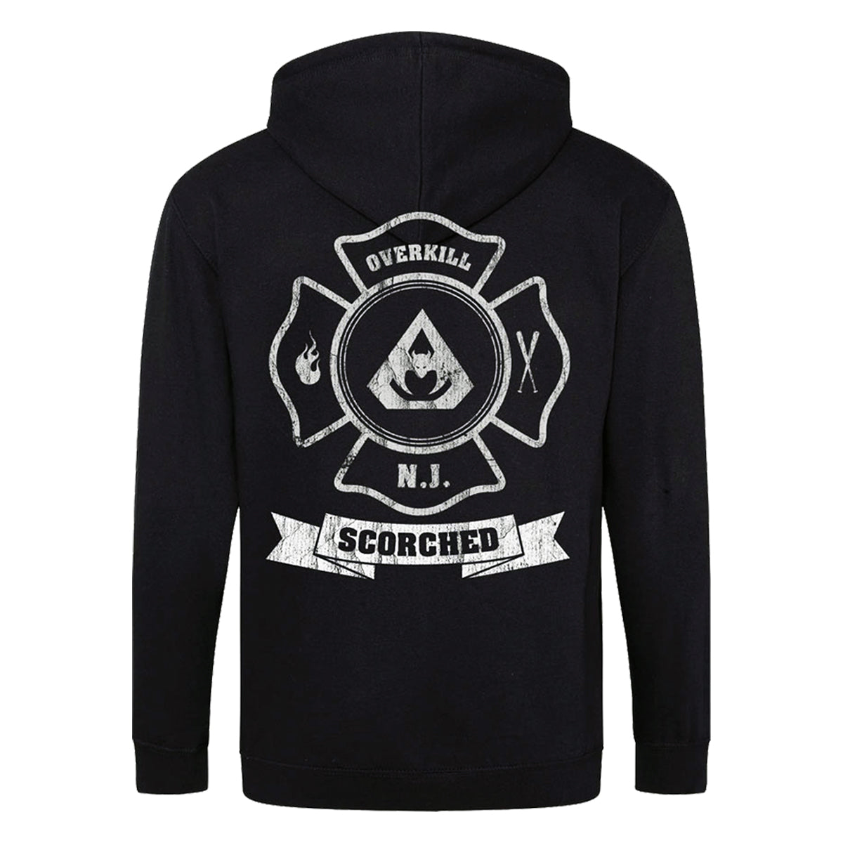 Scorched Stretched Logo Zip Hoodie