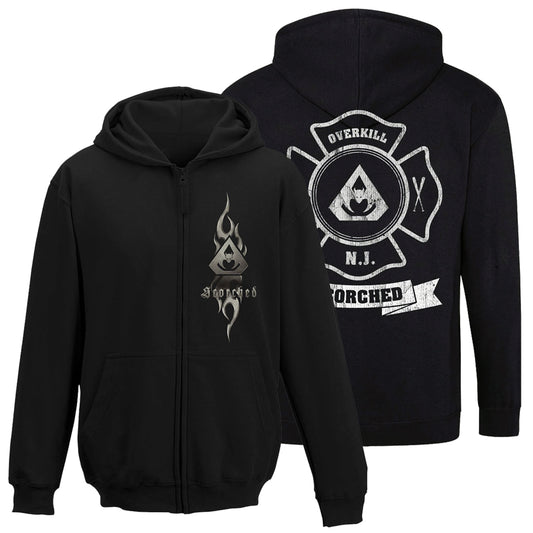 Scorched Stretched Logo Zip Hoodie