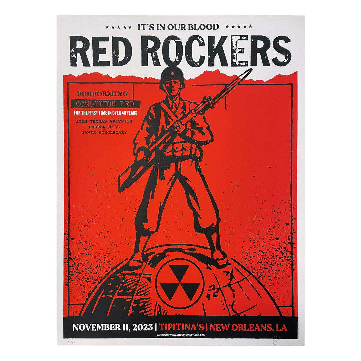 Red Rockers 2023 Tour Poster