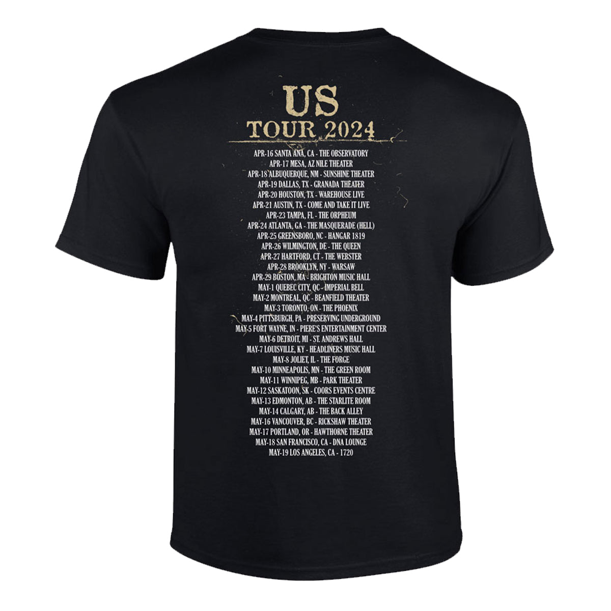 Dreadful Muse 2024 Tour T-Shirt