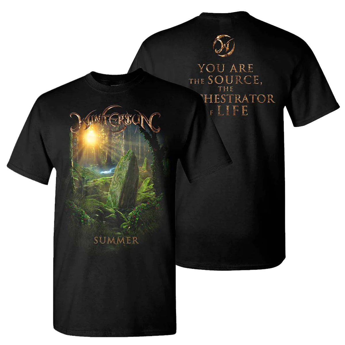 Summer You Are the Source Black T-Shirt