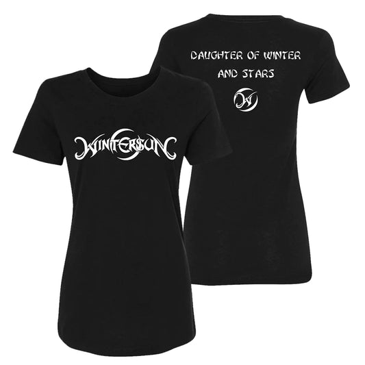 Logo Daughters Of Winter Ladies Black T-Shirt