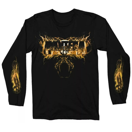 Pantera Snake In Flames Long Sleeve T-Shirt