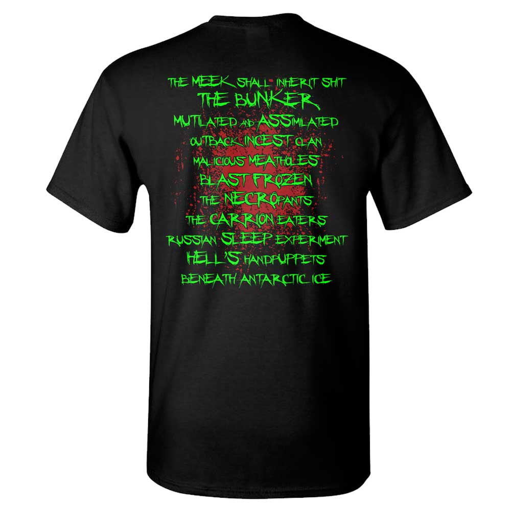 Mutilated Song List T-Shirt