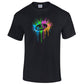 Neon Splat Logo T-Shirt - Black