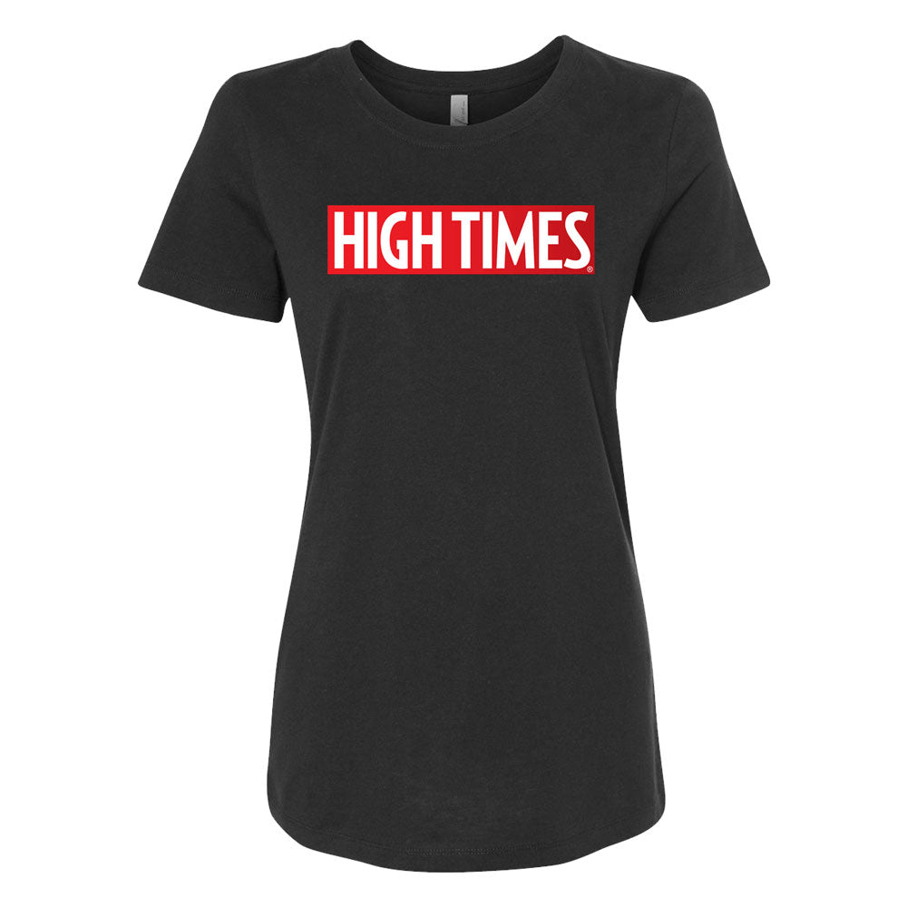 High Times Red Logo Ladies T-shirt