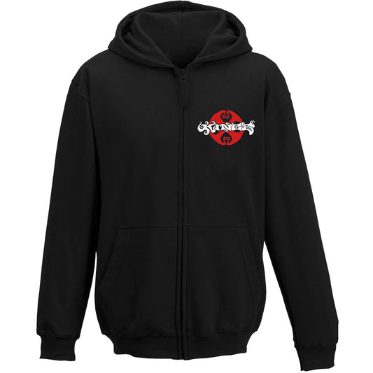 Pocket Print Logo Zip Hoodie