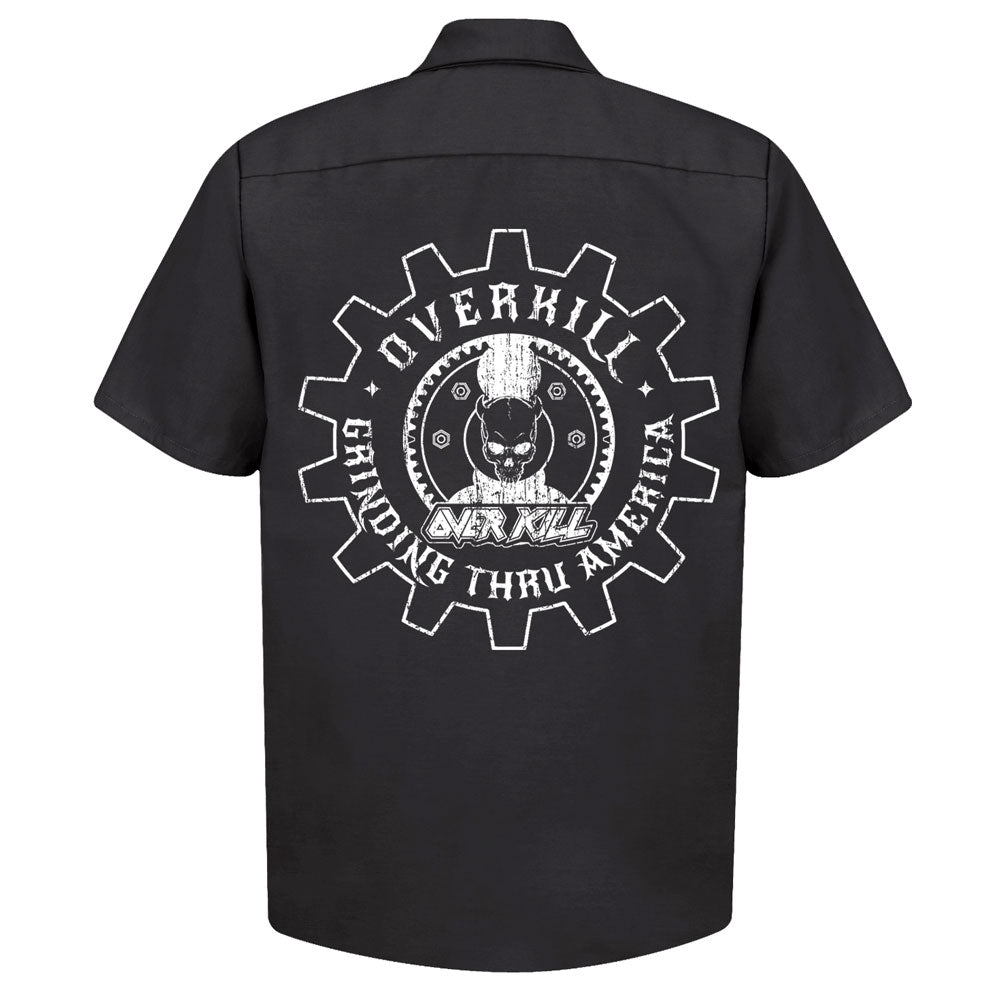 Embroidered Gear Logo Workshirt