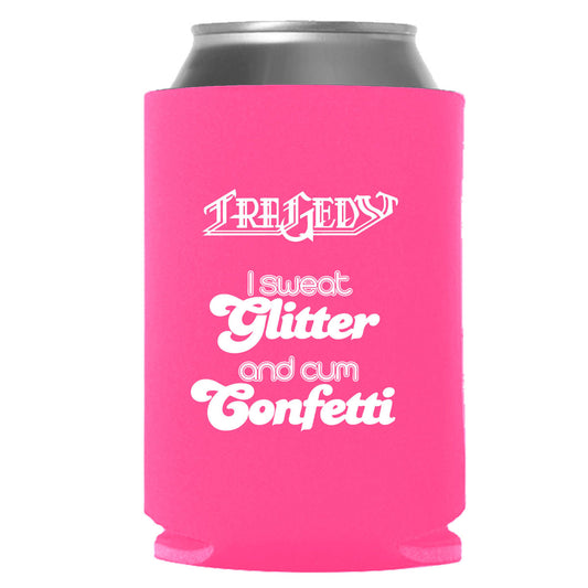 I Sweat Glitter Koozie