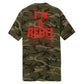 I'm a Rebel with Logo Camo T-Shirt-XL