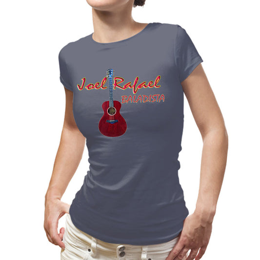 - Ladies Guitar Shirt - Indigo