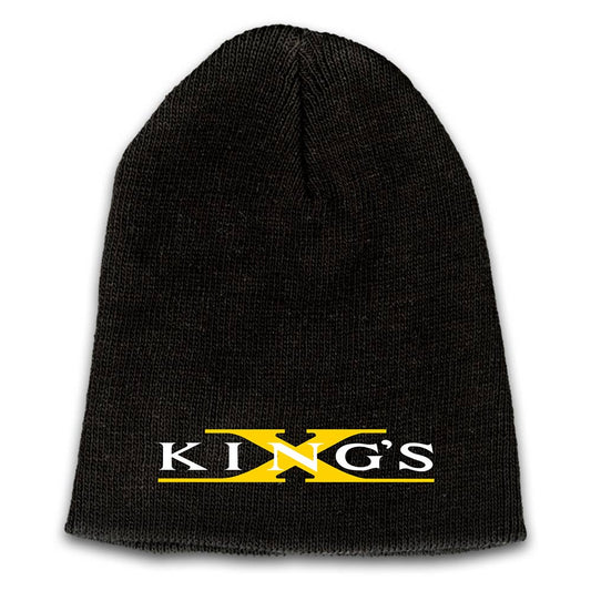 Emblem Embroidered Logo Beanie - Yellow X