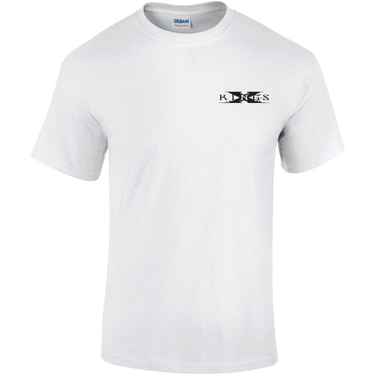 Three Sides Of One Back Cover Art T-Shirt - White