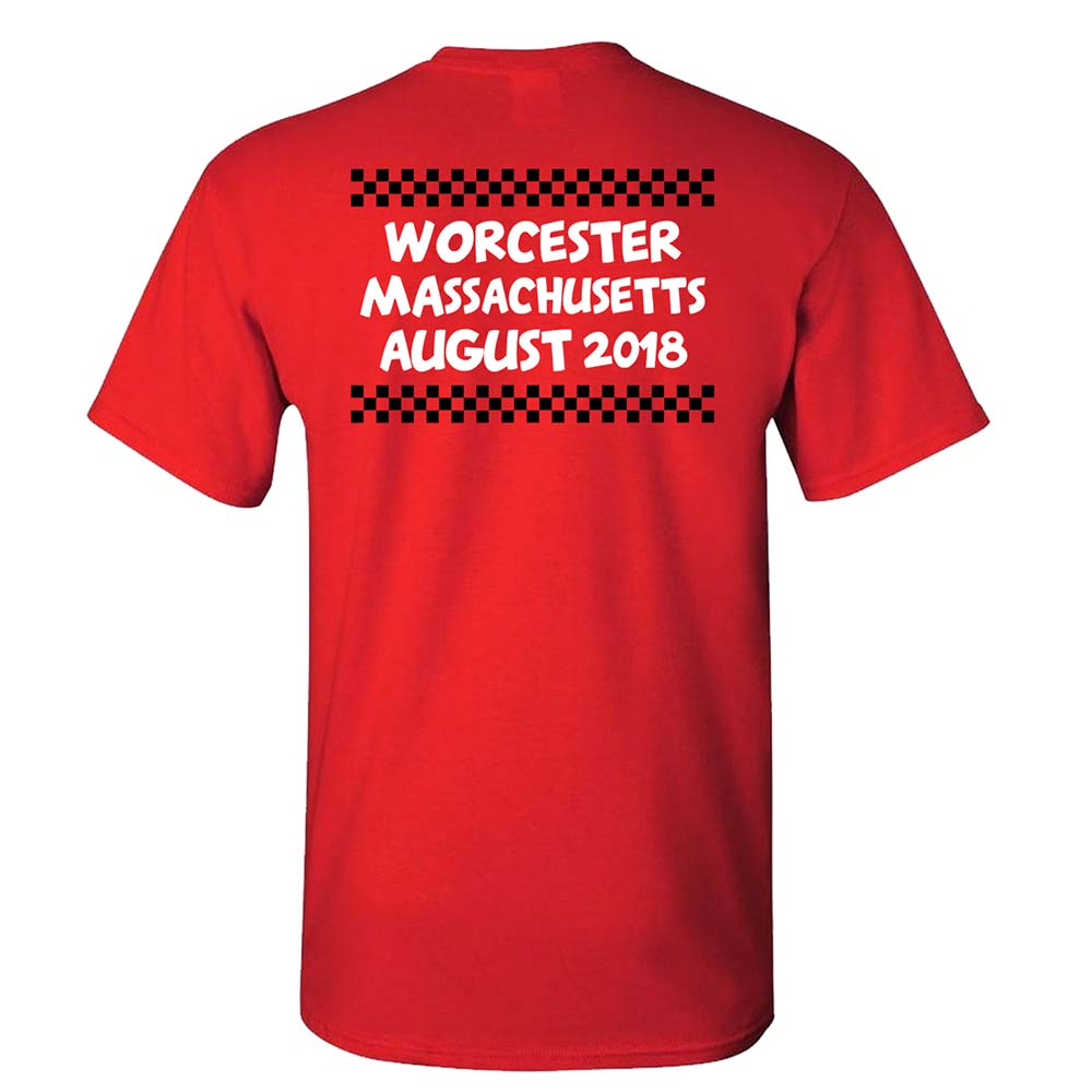 Crankin' Worcester 2018 Red Tour Shirt