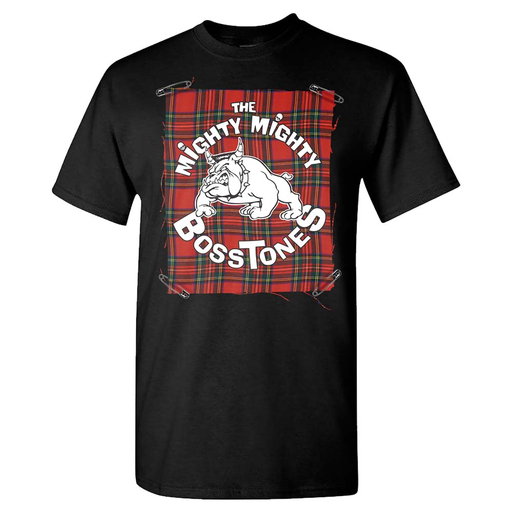 Plaid Badge Boys Boston T-Shirt