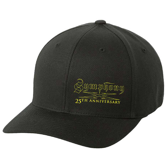 25th Anniversary - Yellow Logo Flex Fit Hat