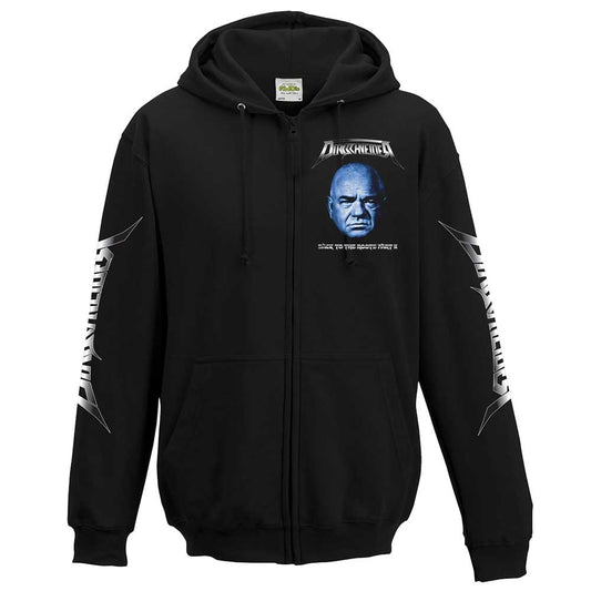 Blue Face Victory Skull Zip Hoodie